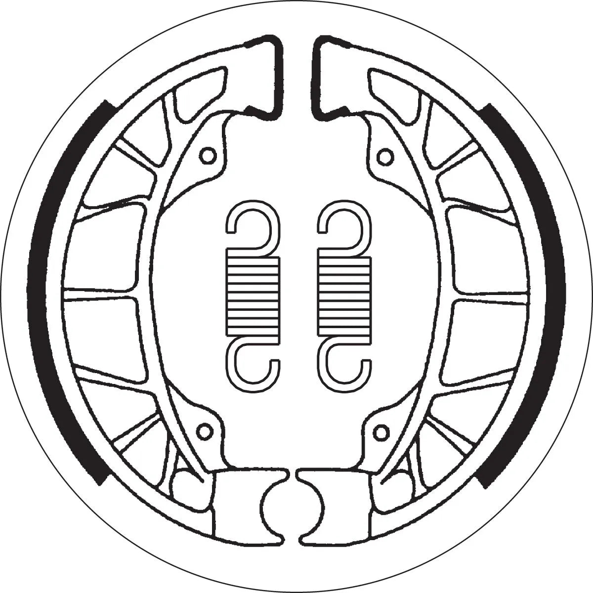 Sbs Atv/street Brake Shoes