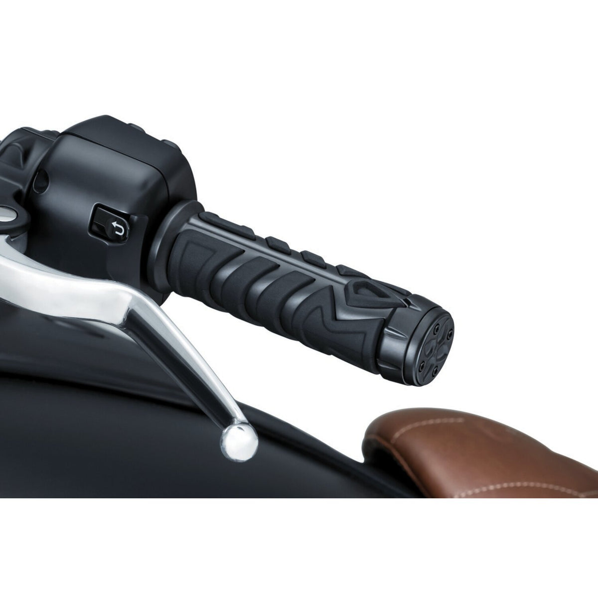 Kuryakyn Spear grips satin black
