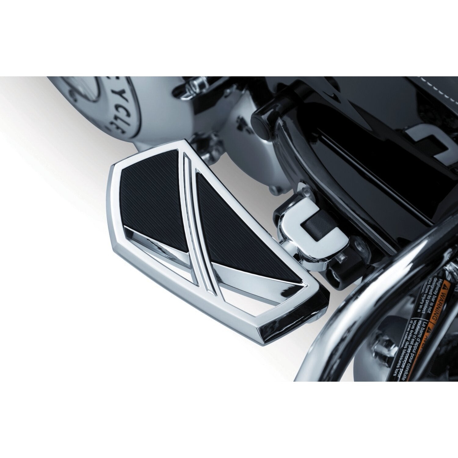 Kuryakyn Splined passenger peg/floorboard adapter chrome