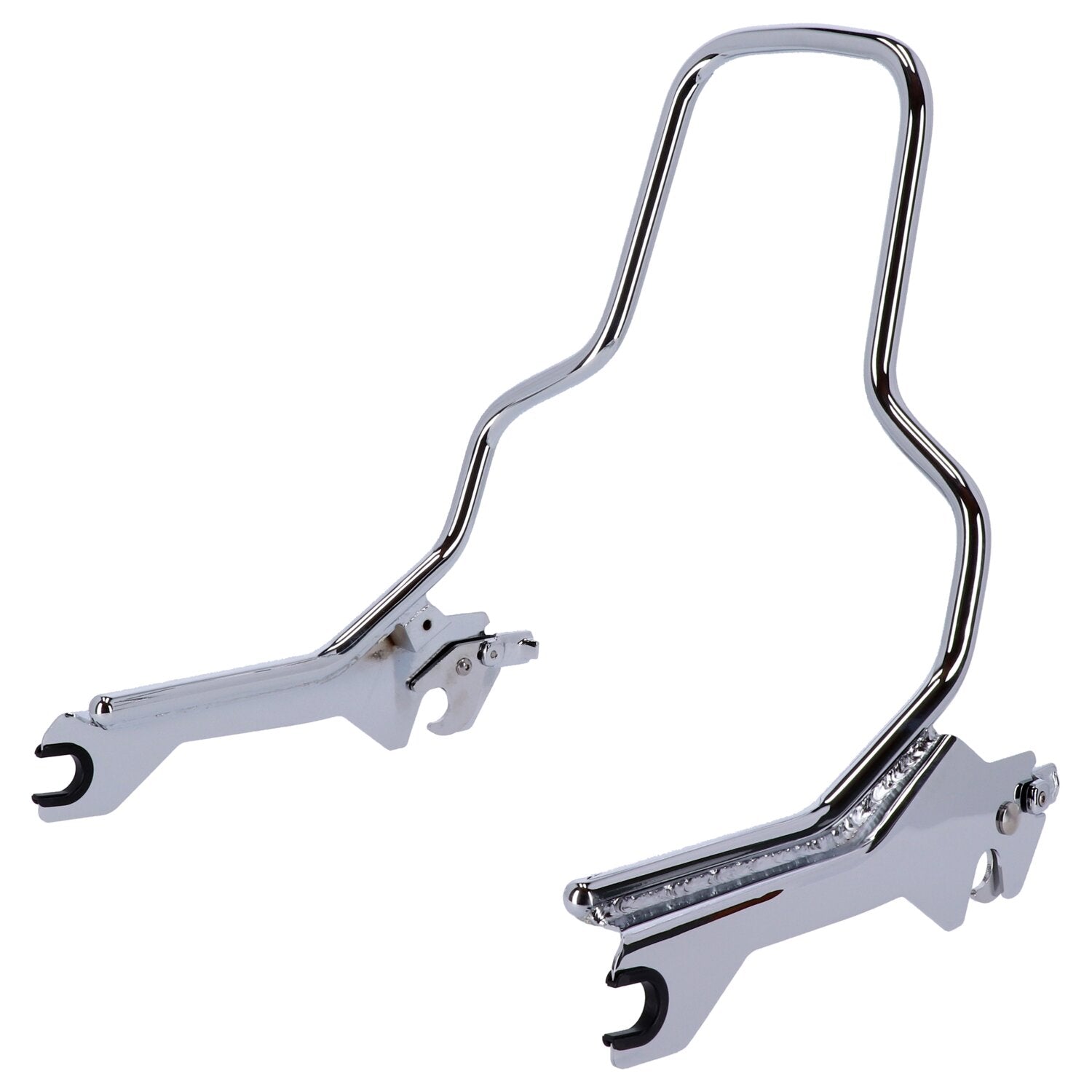 MCS Sissy bar kit 14.5" upright chrome
