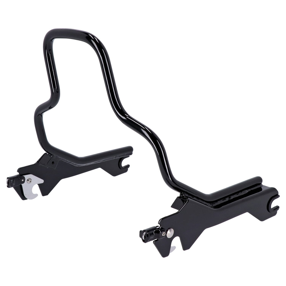 MCS Sissy bar kit 8.5" upright - Gloss black