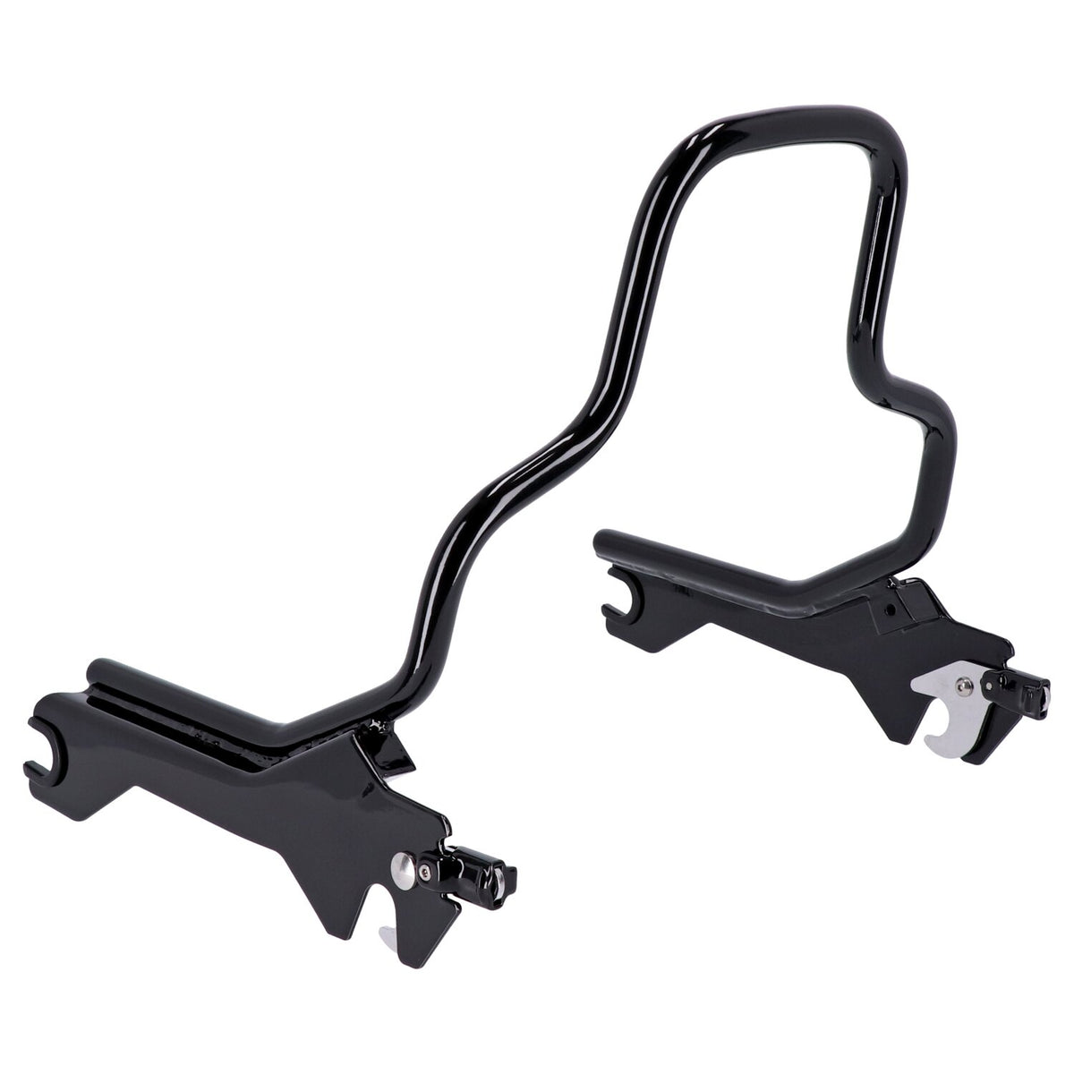 MCS Sissy bar kit 8.5" upright - Gloss black