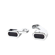 MCS Fastline below bar LED turn signal set - Chrome