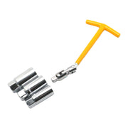 MCS Spark plug t-wrench with 16/18/21mm sockets