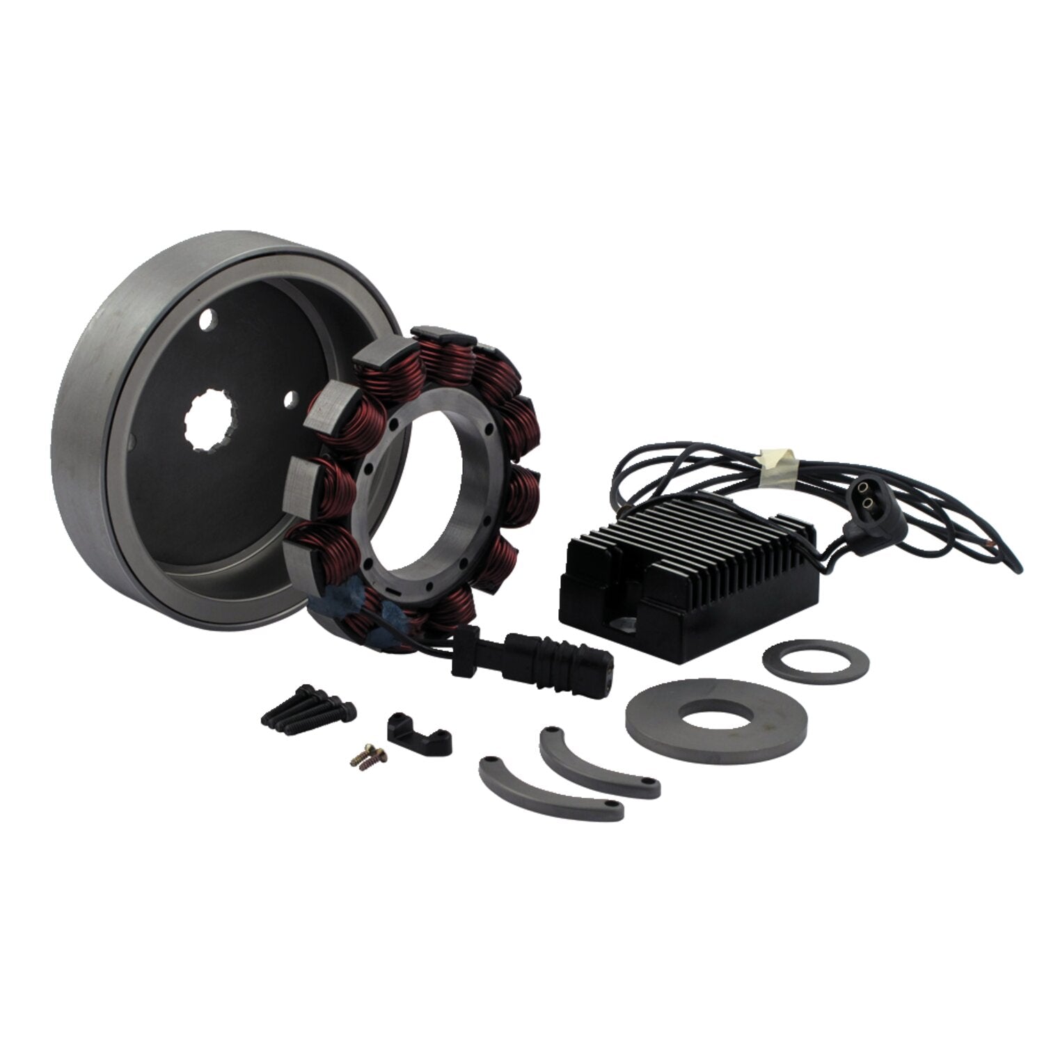 MCS 32 amp charge kit black regulator