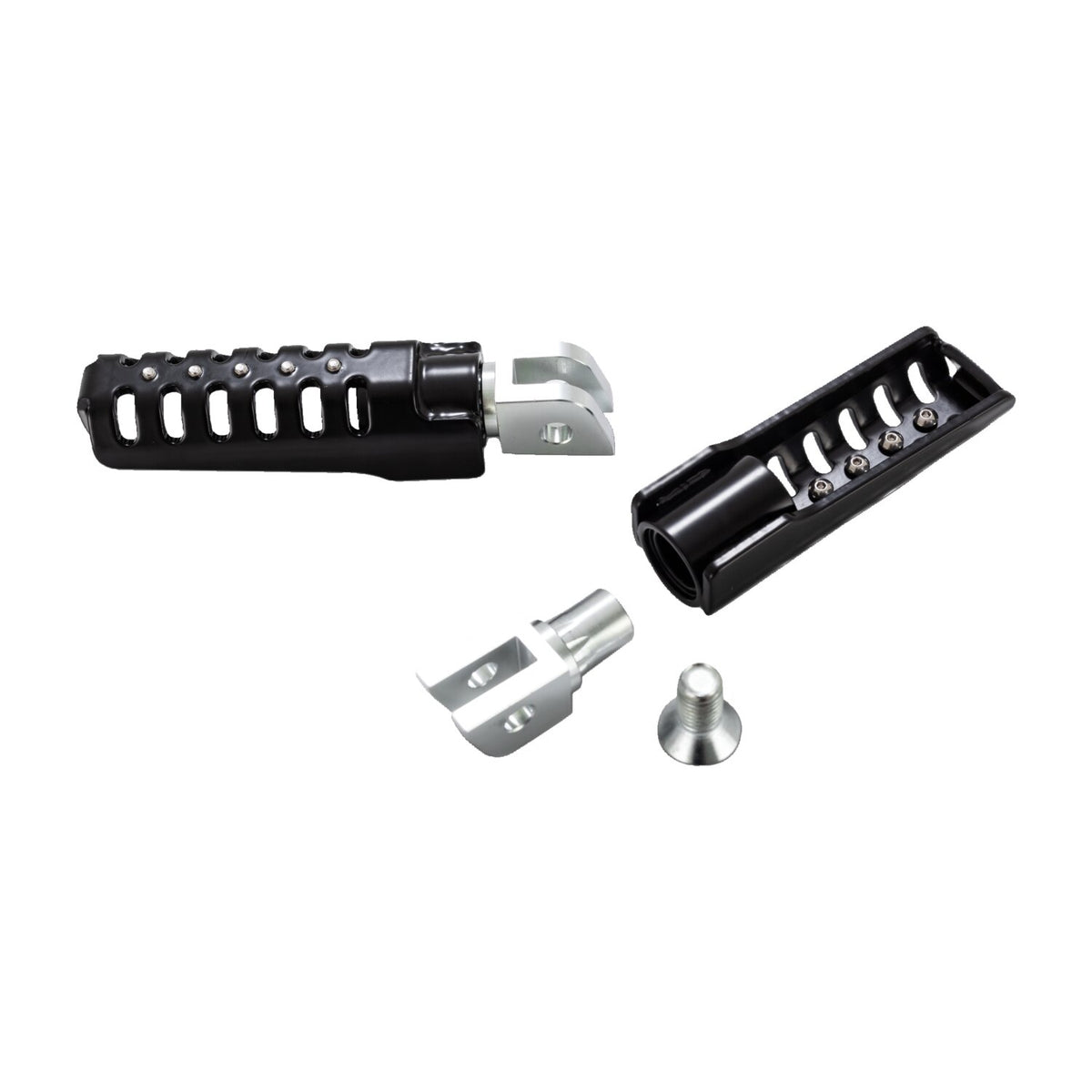 Burly Razorback passenger foot pegs - Black
