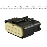 NAMZ Molex MX-150 connector - Black plug 20-pin