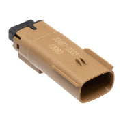 NAMZ Molex MX-150 connector - Brown receptacle 3-pin