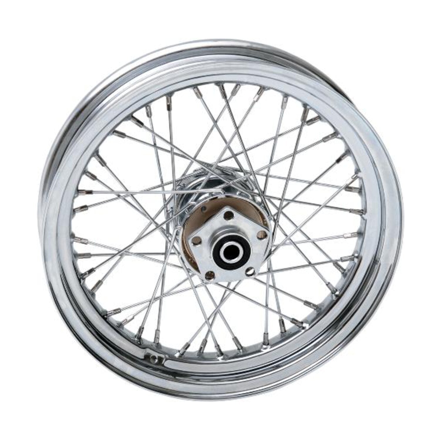 MCS 3.00 x 16 rear wheel 40 spokes chrome