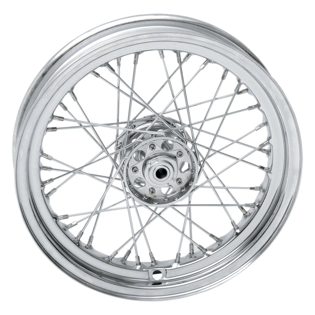 MCS 3.00 x 16 wheel 40 spokes chrome