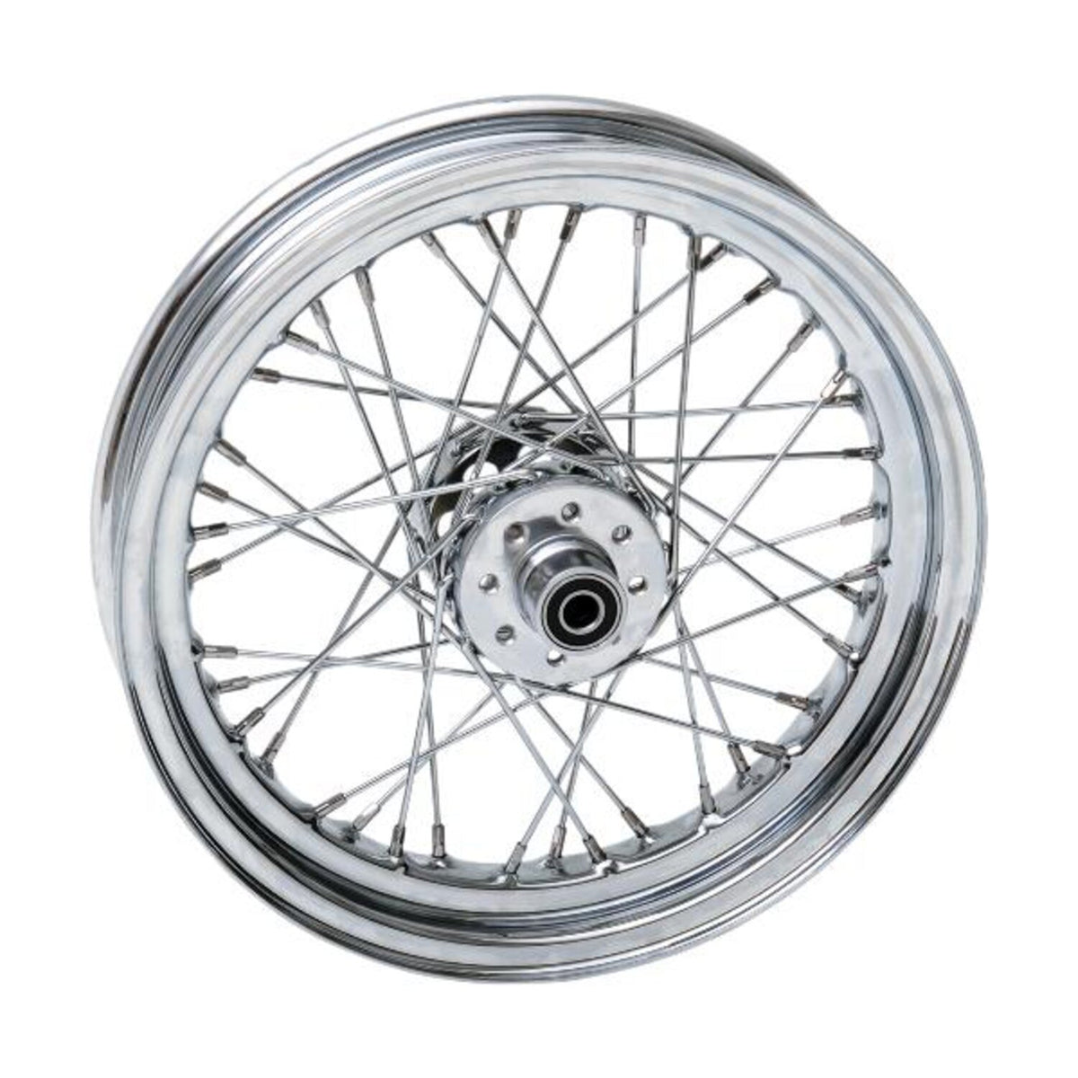 MCS 3.00 x 16 rear wheel 40 spokes chrome