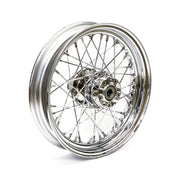 MCS 3.00 x 16 front wheel 40 spokes chrome