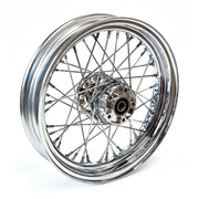 MCS 3.00 x 16 front wheel 40 spokes chrome