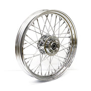 MCS 2.50 x 19 front wheel 40 spokes chrome