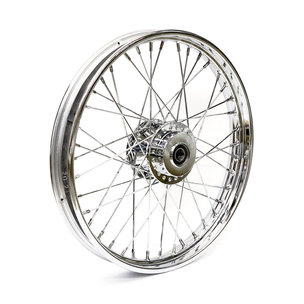 MCS 2.15 x 21 front wheel 40 spokes chrome