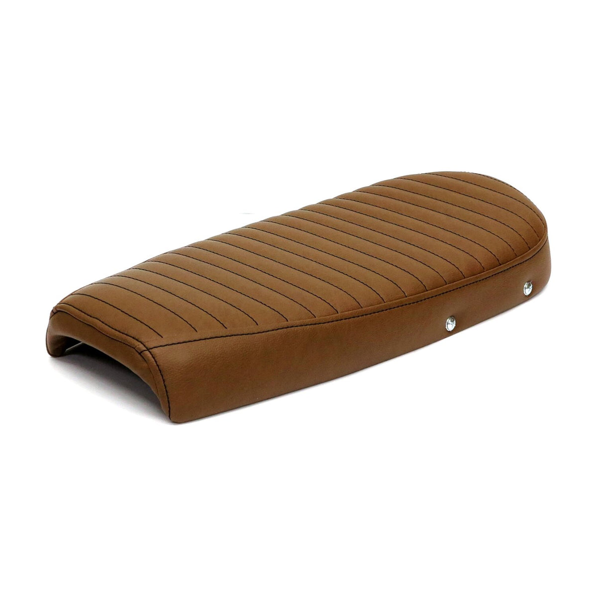 C-Racer Fat Scramsadle scrambler seat - With rack - Brown