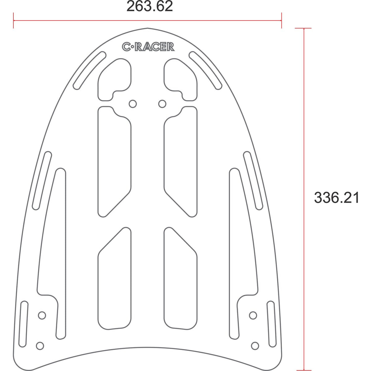 C-Racer BMW R100 Scrambler seat 02 black