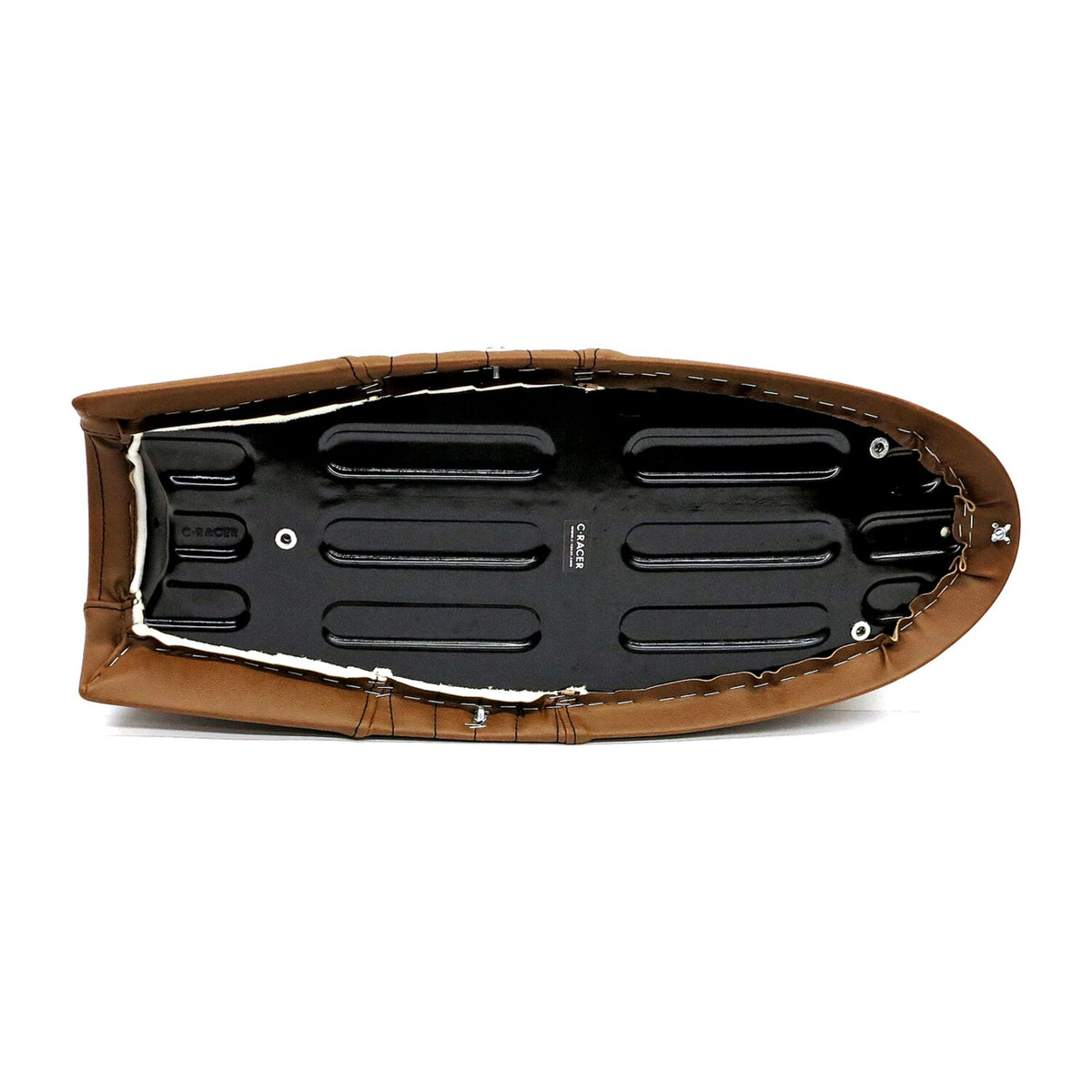 C-Racer BMW R100 Scrambler seat 04 dark brown