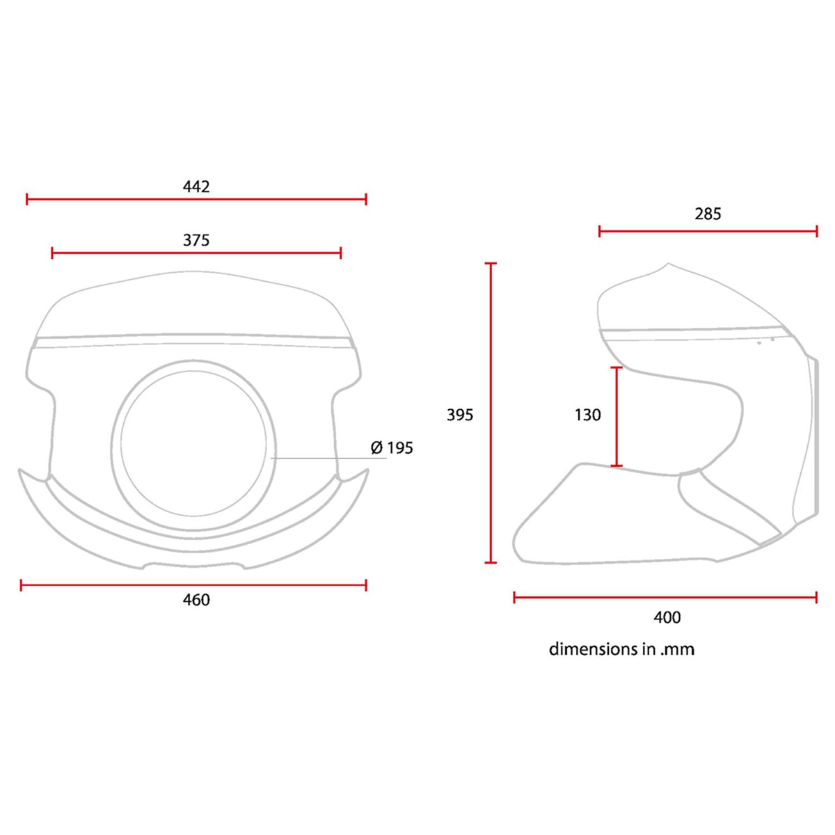 C-Racer universal Cafe Racer mask No7.2