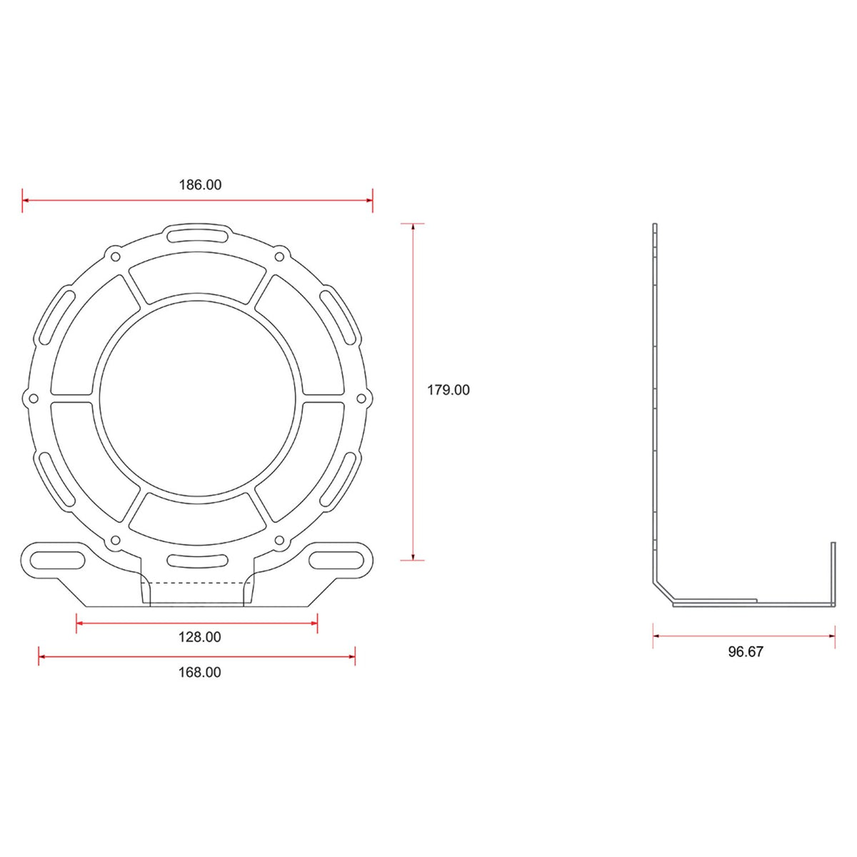 C-Racer universal headlight grill & lens kit No1
