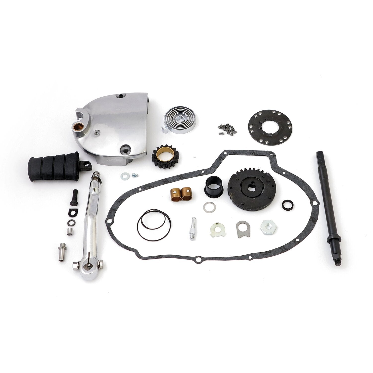 MCS Sportster kick start kit - Polished