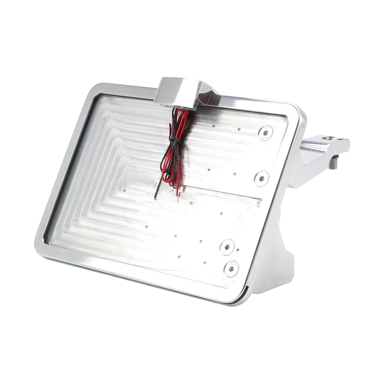 CPV 'slide-in' license plate bracket - Side mount polished