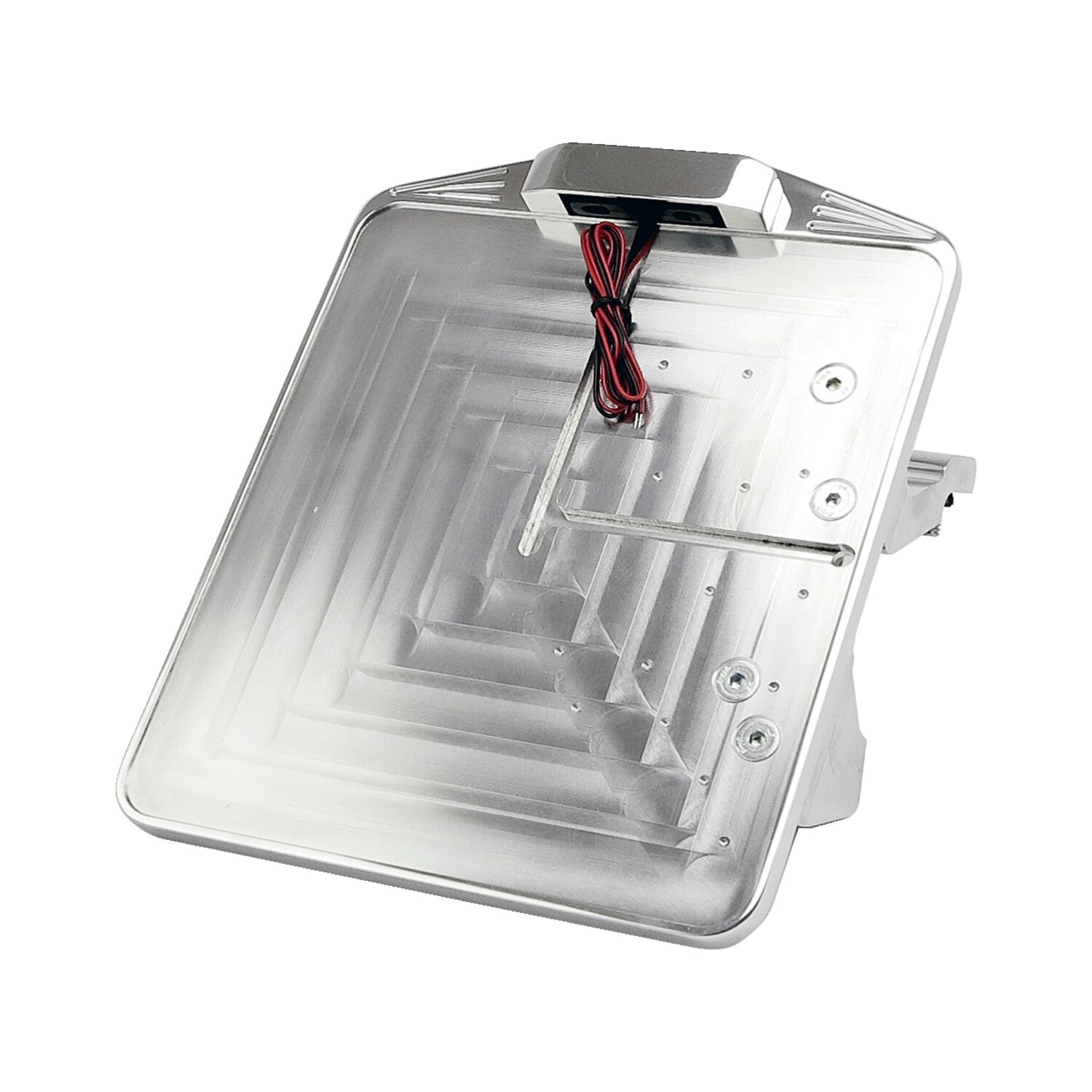 CPV License plate bracket kit swing - Polished - Germany