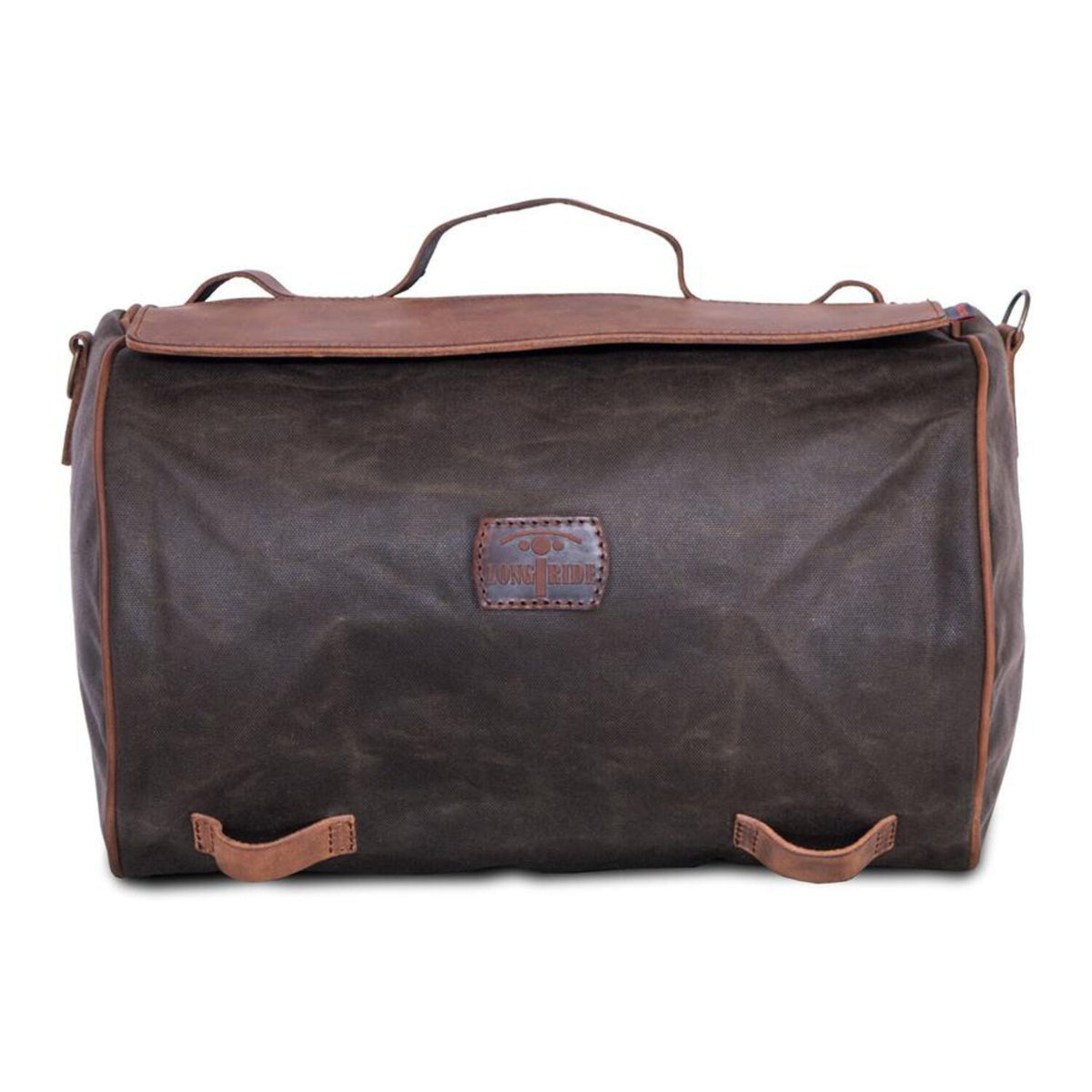 LongRide roll bag waxed cotton narrow - Khaki wax
