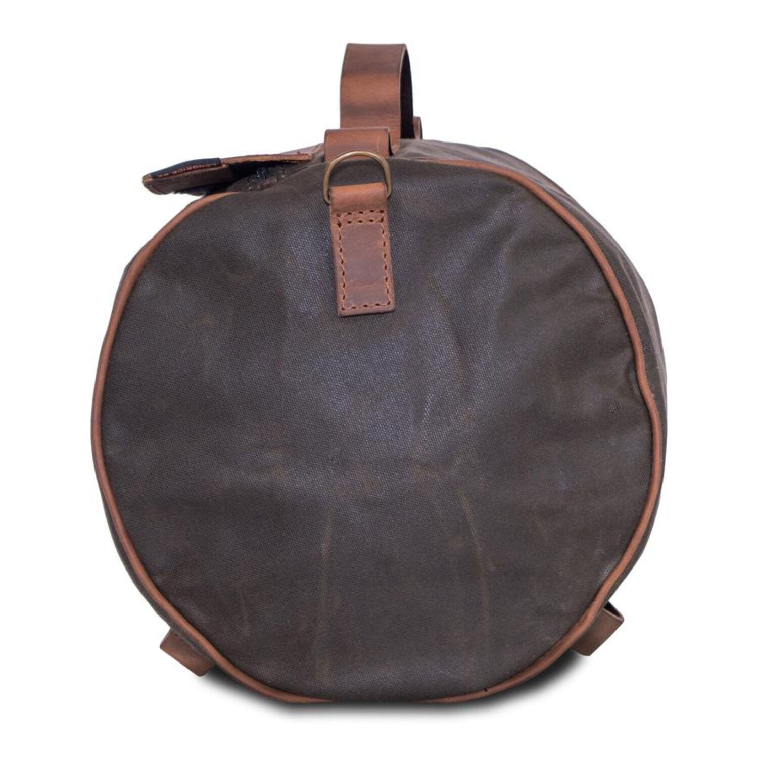 LongRide roll bag waxed cotton narrow - Khaki wax