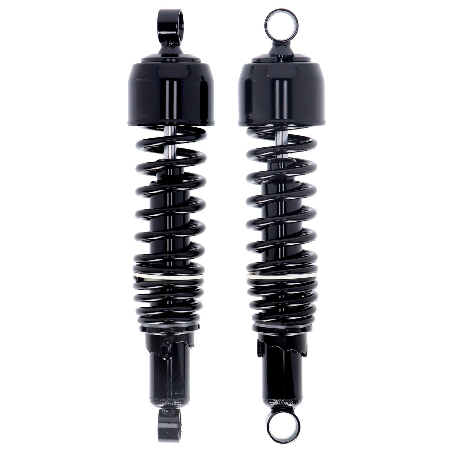 Emgo shock absorber set - With shroud - Black