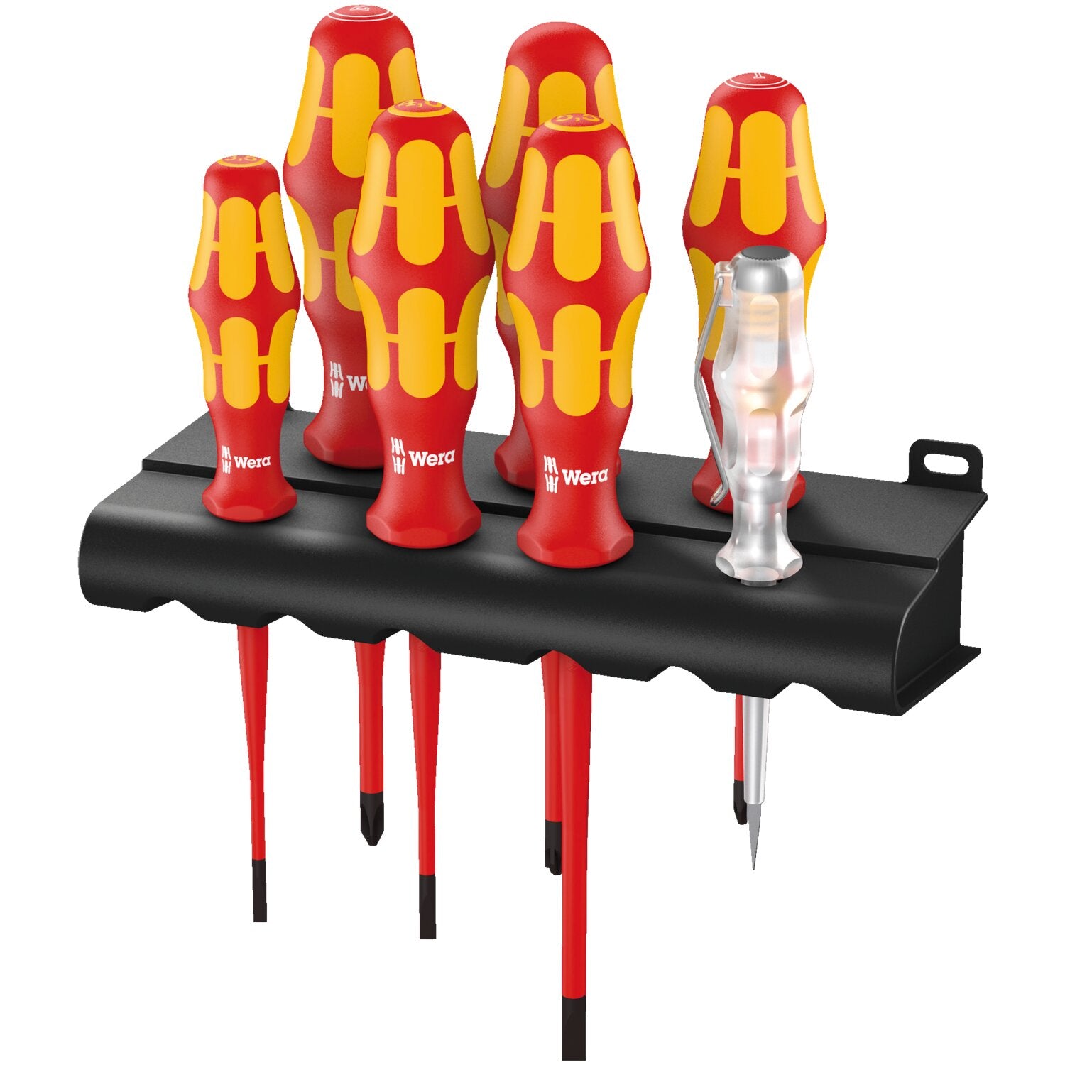Wera screwdriver & voltage tester kit 7 pcs - Kraftform Plus