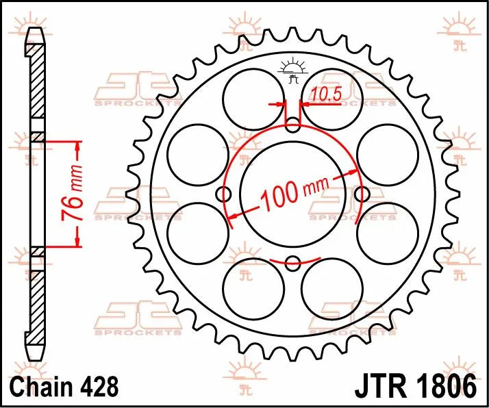 Jt Sprockets Steel Rear Sprocket 56t