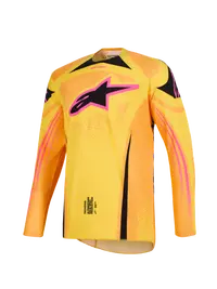 Alpinestars Techstar Nomur Jersey - Pink/Yellow/Orange