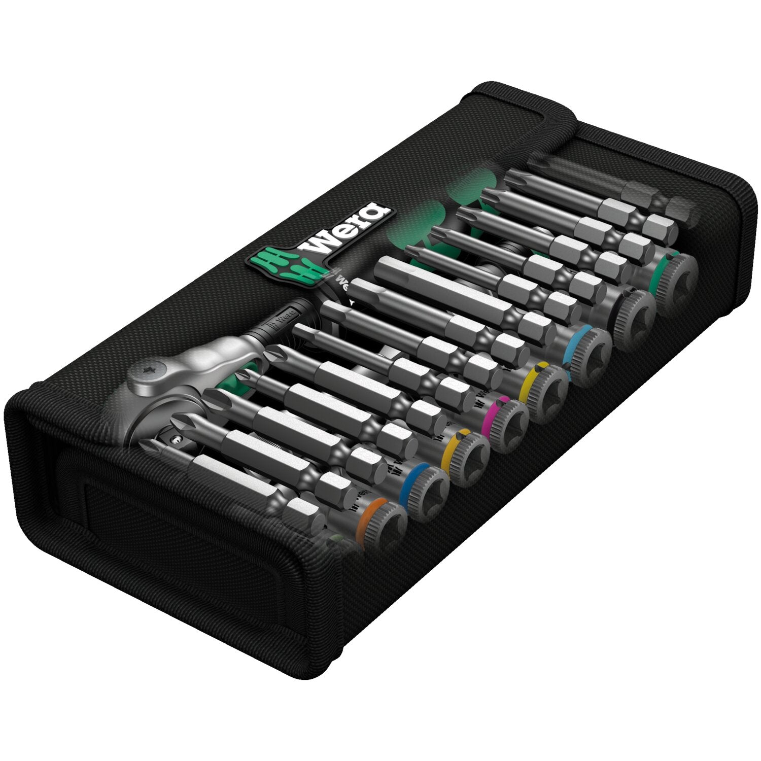 Wera Zyklop ratchet kit 28 pcs - 1/4" drive Metric sizes