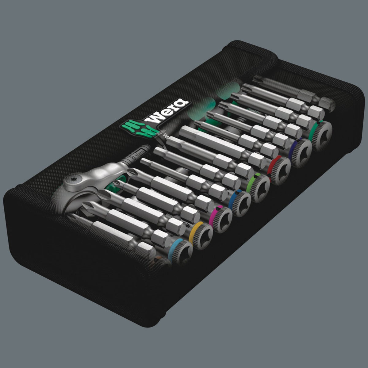 Wera Zyklop ratchet kit 28 pcs - 1/4" drive US Sizes