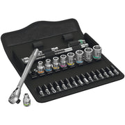 Wera Zyklop ratchet switch kit 28 pcs - 1/4" drive - Metric