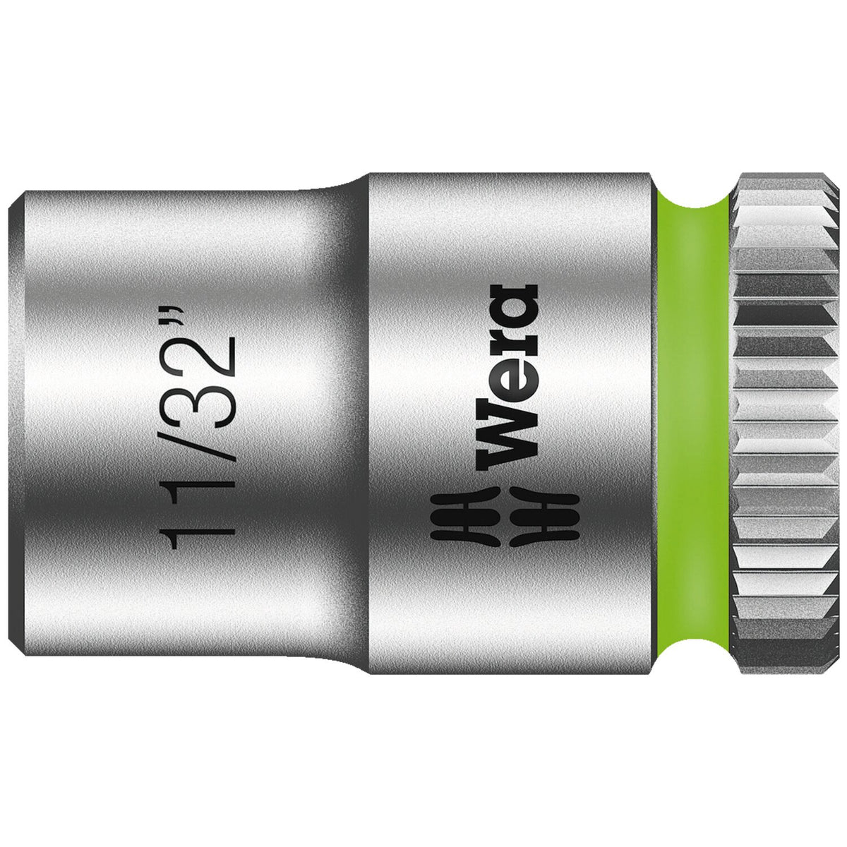 Wera Zyklop 1/4" socket - US sizes 11/32"