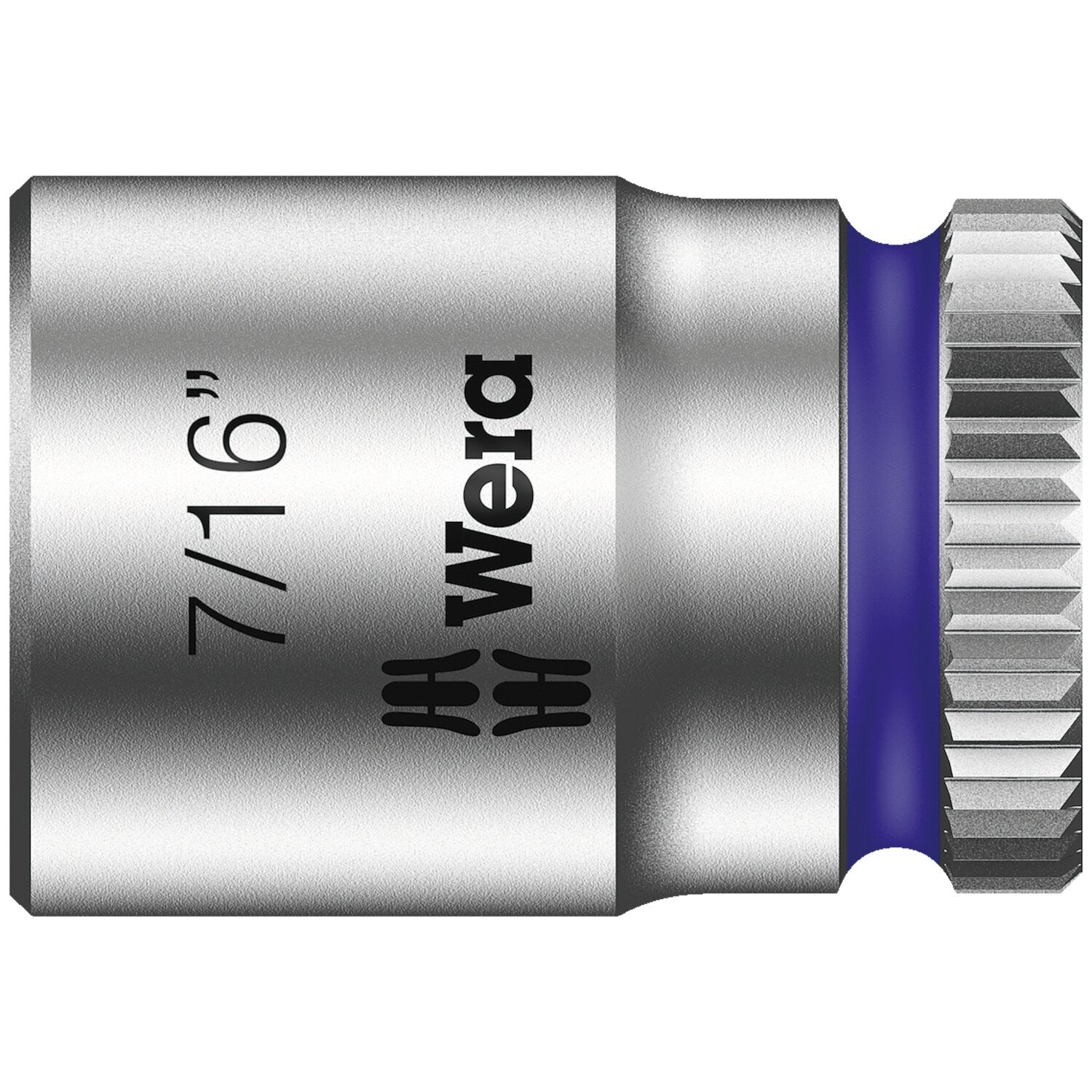 Wera Zyklop 1/4" socket - US sizes 7/16"