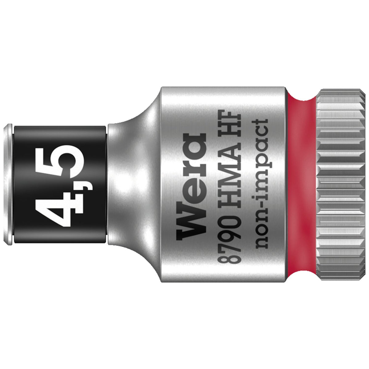 Wera Zyklop 1/4" socket with holding function - Metric 4.5