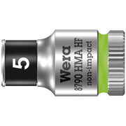 Wera Zyklop 1/4" socket with holding function - Metric 5.0