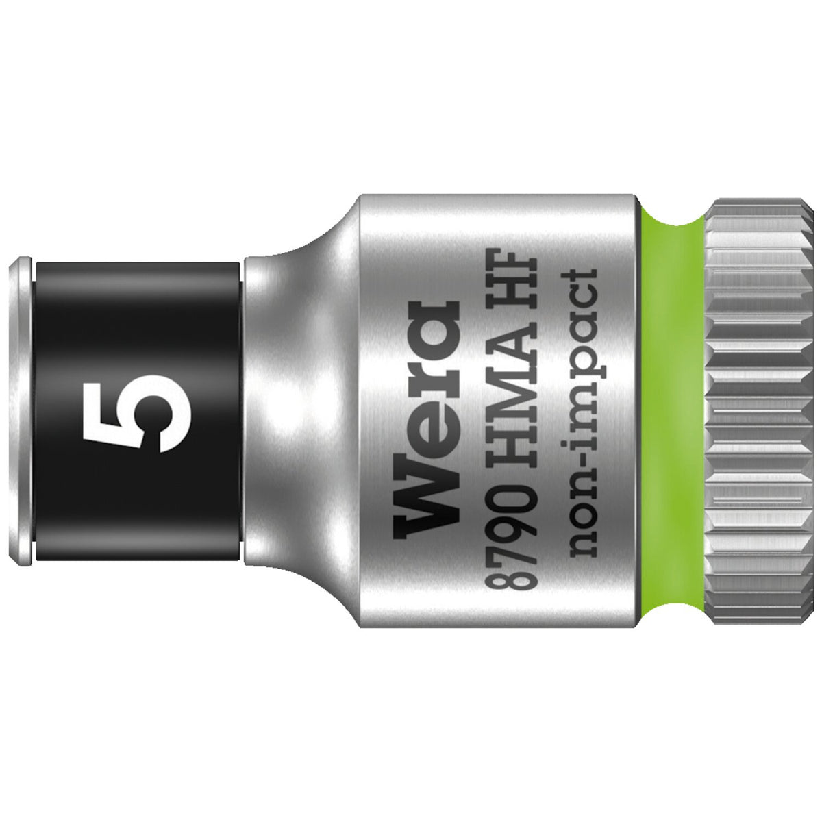 Wera Zyklop 1/4" socket with holding function - Metric 5.0