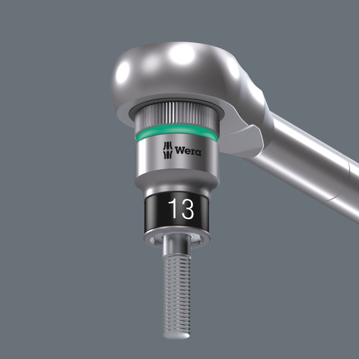 Wera Zyklop 1/4" socket with holding function - Metric 9.0