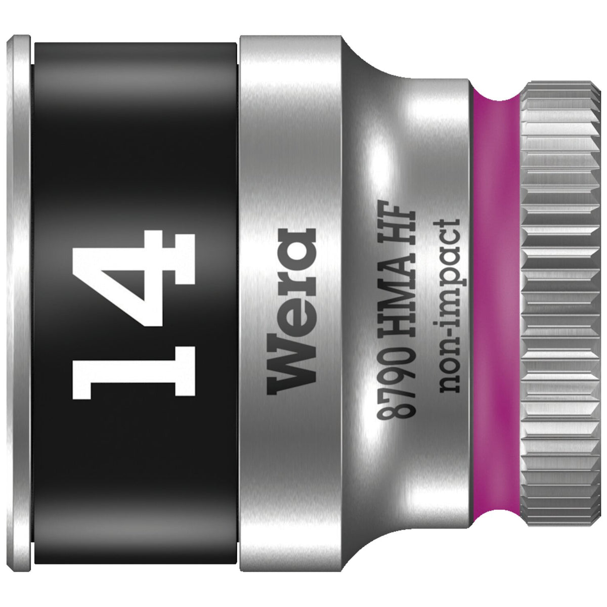 Wera Zyklop 1/4" socket with holding function - Metric 14.0