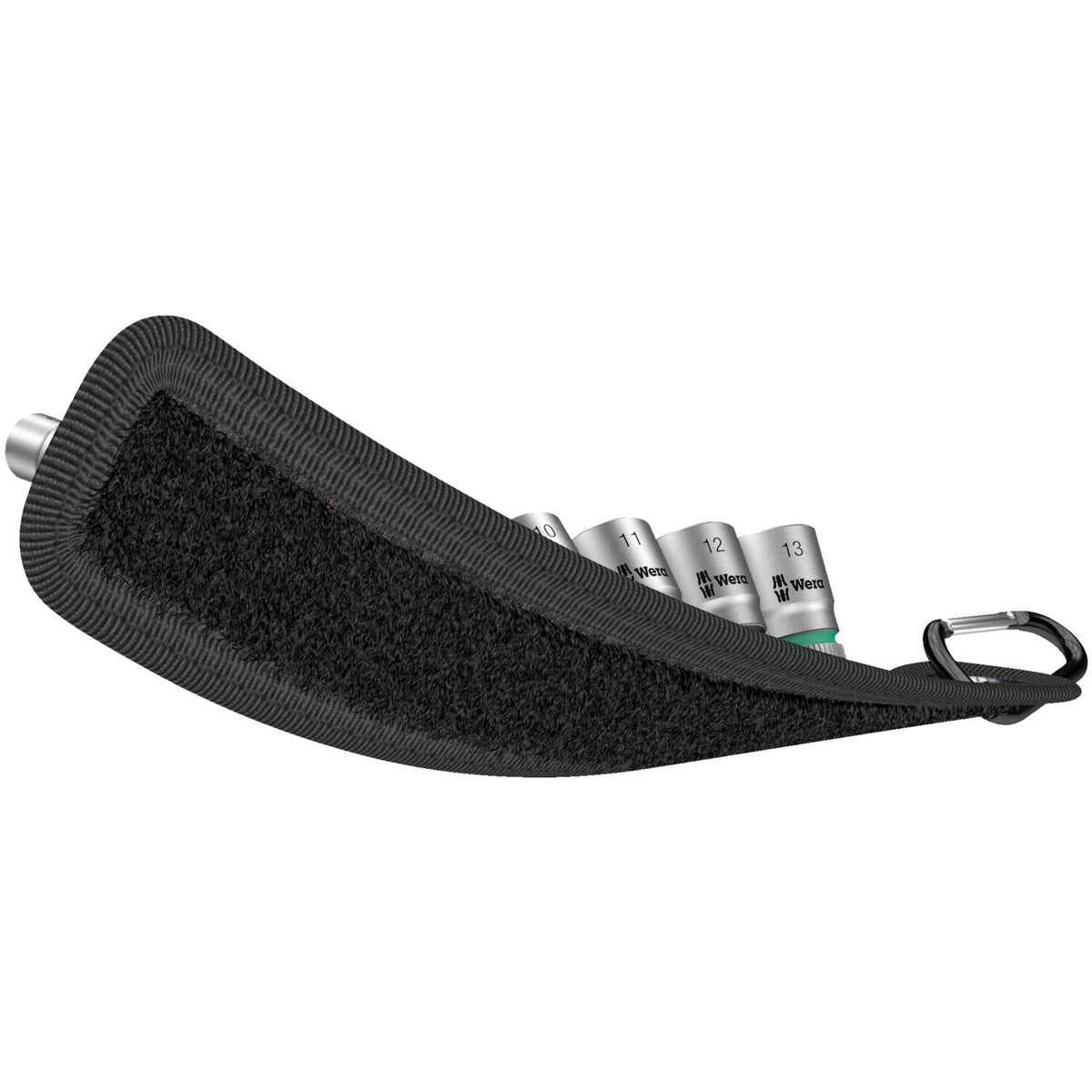 Wera socket belt with 1/4" drive hex sockets - Metric