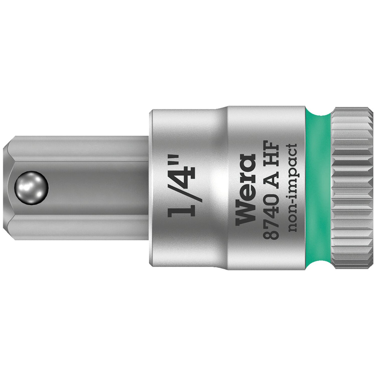 Wera Zyklop 1/4" Hex socket bit w/ holding function US sizes