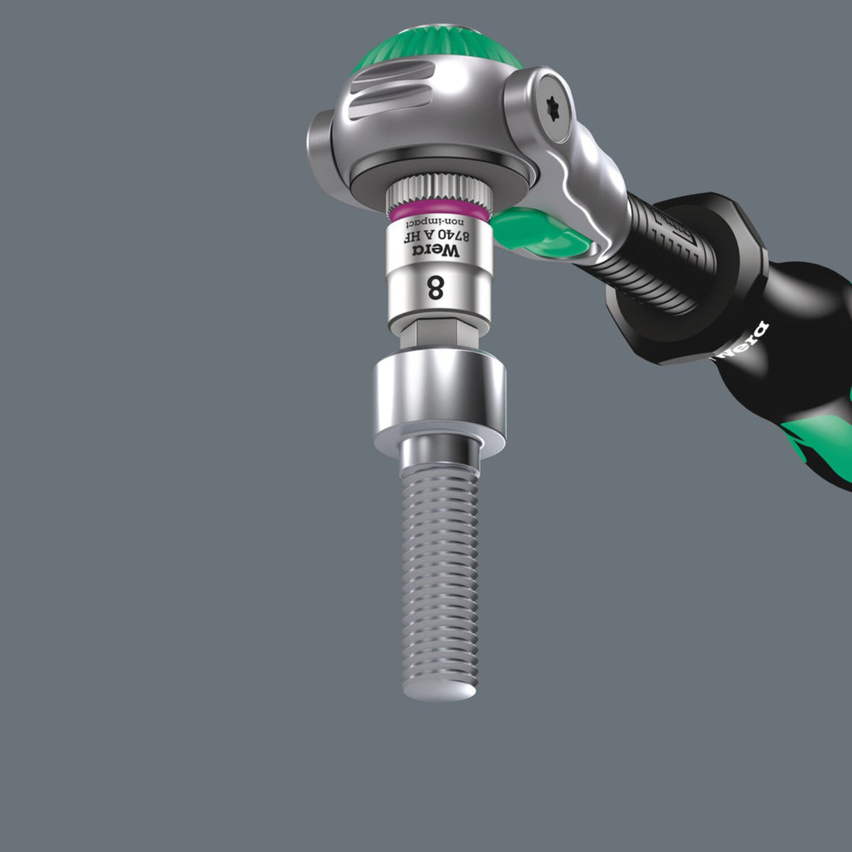 Wera Zyklop 1/4" Hex socket bit w/ holding function US sizes