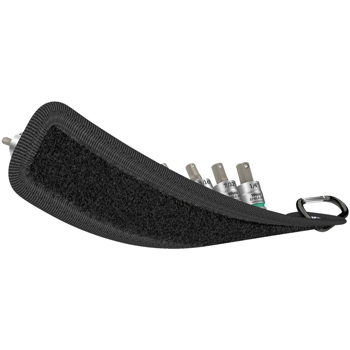 Wera socket belt with 1/4" drive Hex sockets - Metric