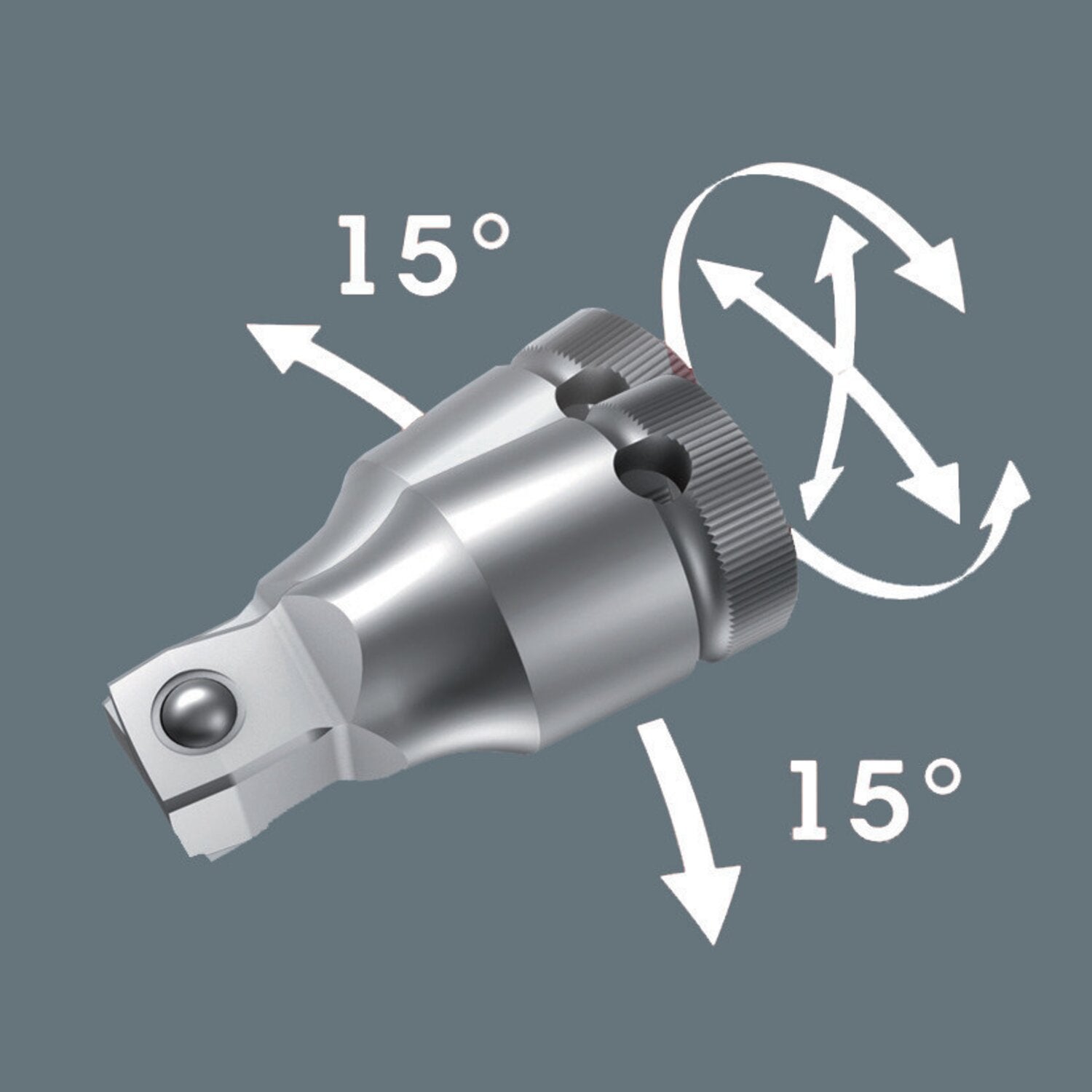 Wera Zyklop 1/4" wobble extension