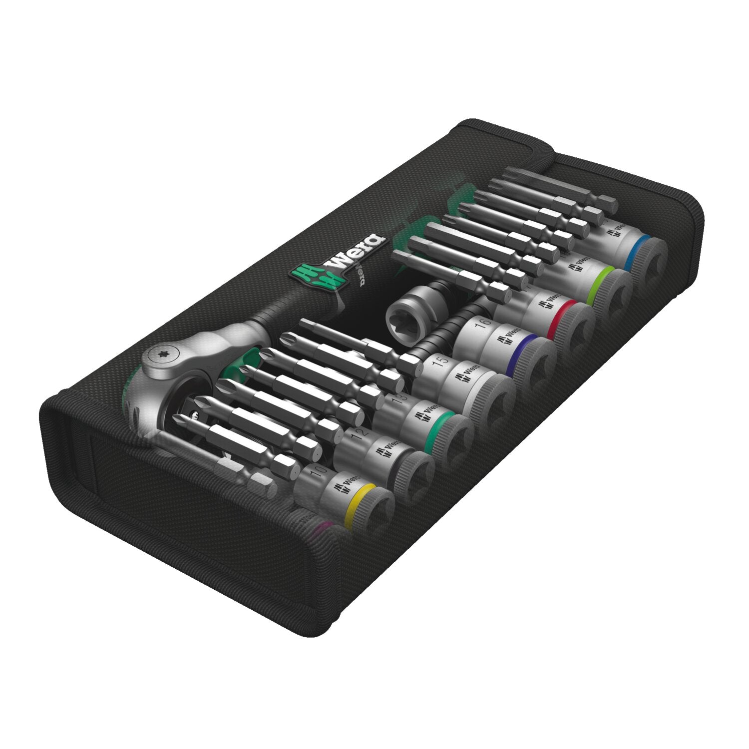 Wera Zyklop ratchet kit 29 pcs - 3/8" drive Metric sizes