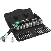 Wera Zyklop ratchet kit 29 pcs - 3/8" drive US sizes